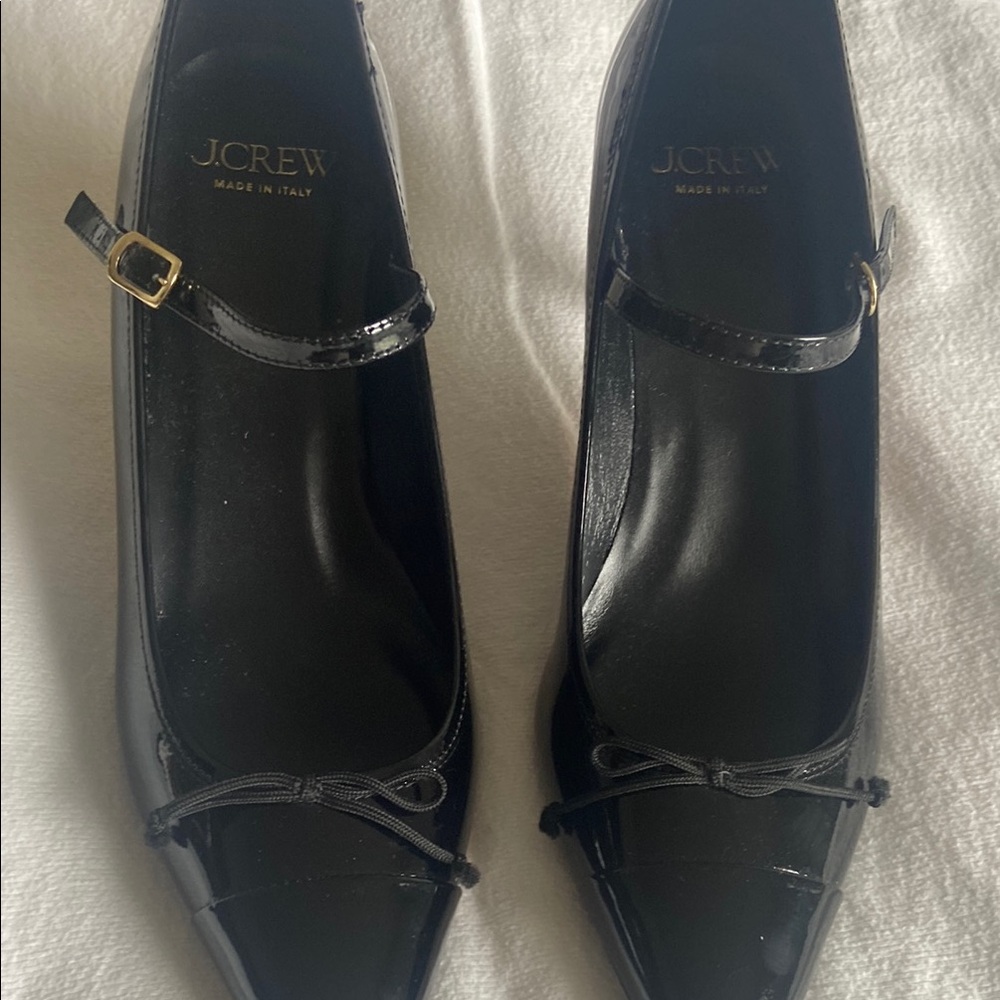 J. Crew Black Leather Flats Timeless Design